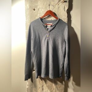 Goodfellow & Co Charcoal Long Sleeve Henley